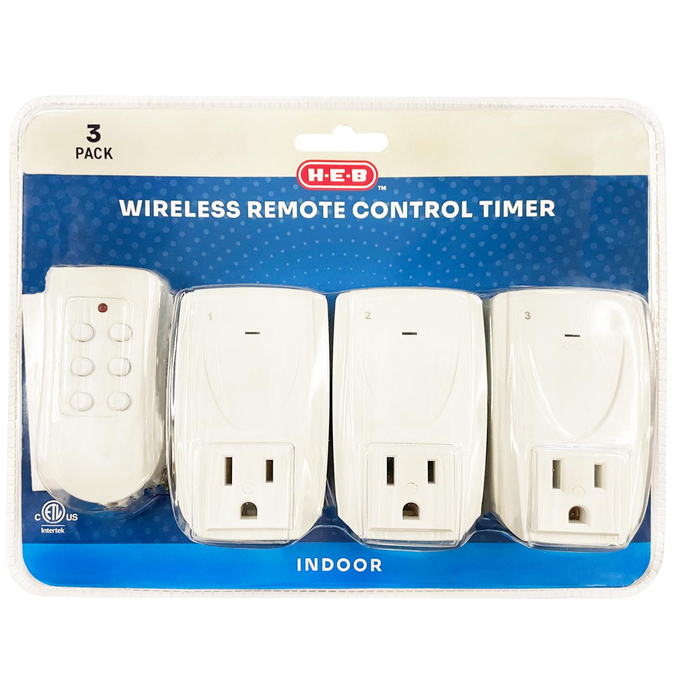 Indoor Wireless Remote Control - 3 Pack
