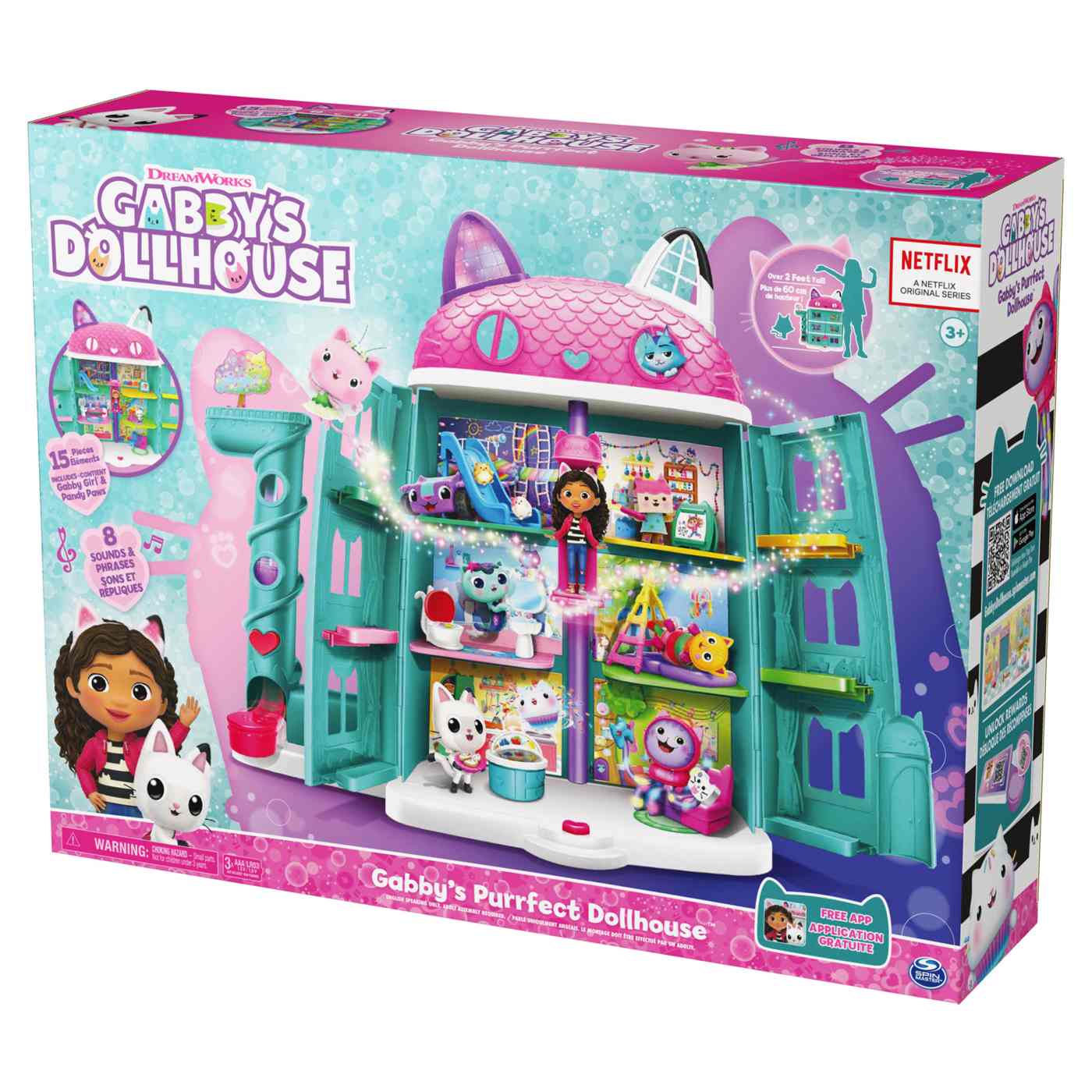 Gabby's Dollhouse Purrfect Dollhouse Playset; image 2 of 4