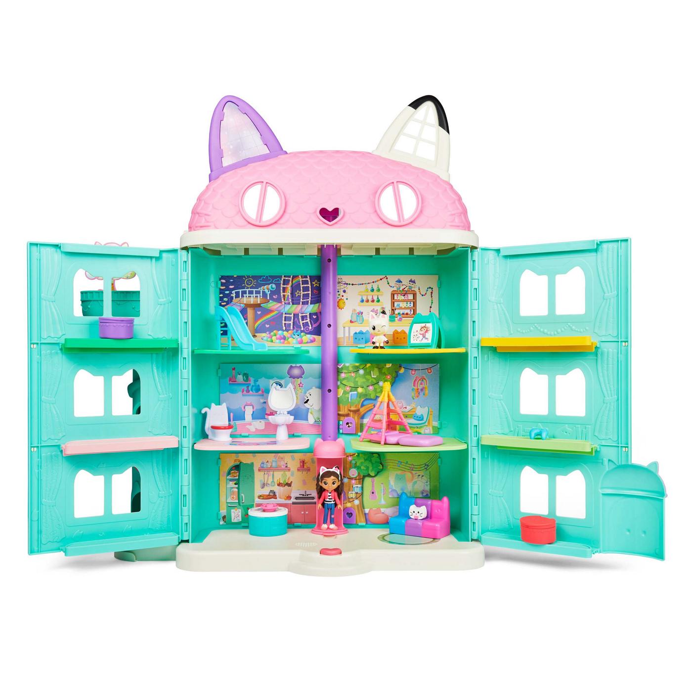 Gabby's Dollhouse Purrfect Dollhouse Playset Shop Action figures & dolls at HEB