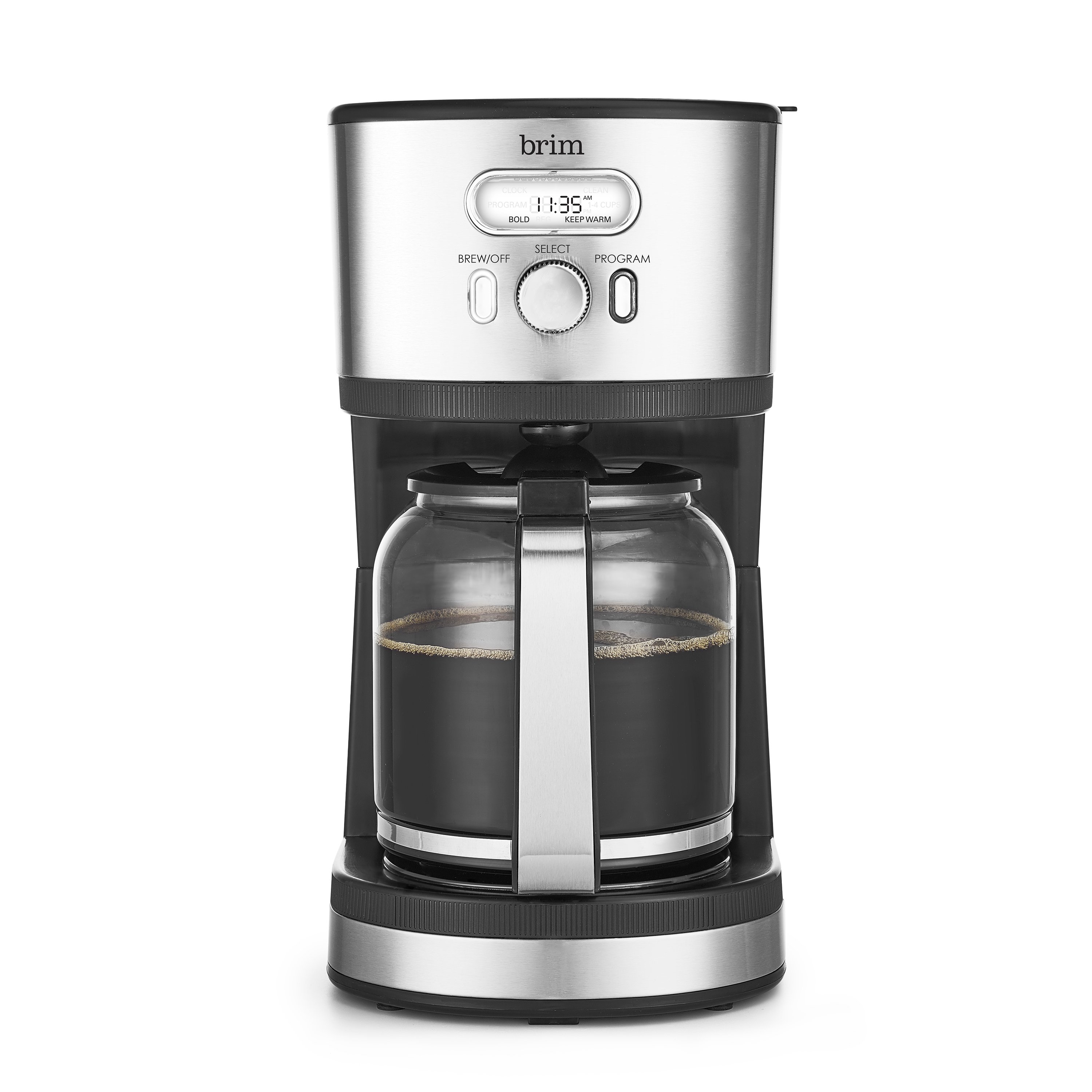 Brim Stainless Steel Programmable Coffee Maker Shop Kitchen & Dining