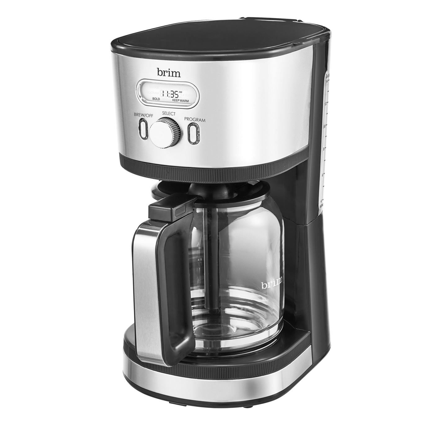 Brim Stainless Steel Programmable Coffee Maker - Shop Coffee Makers at H-E-B