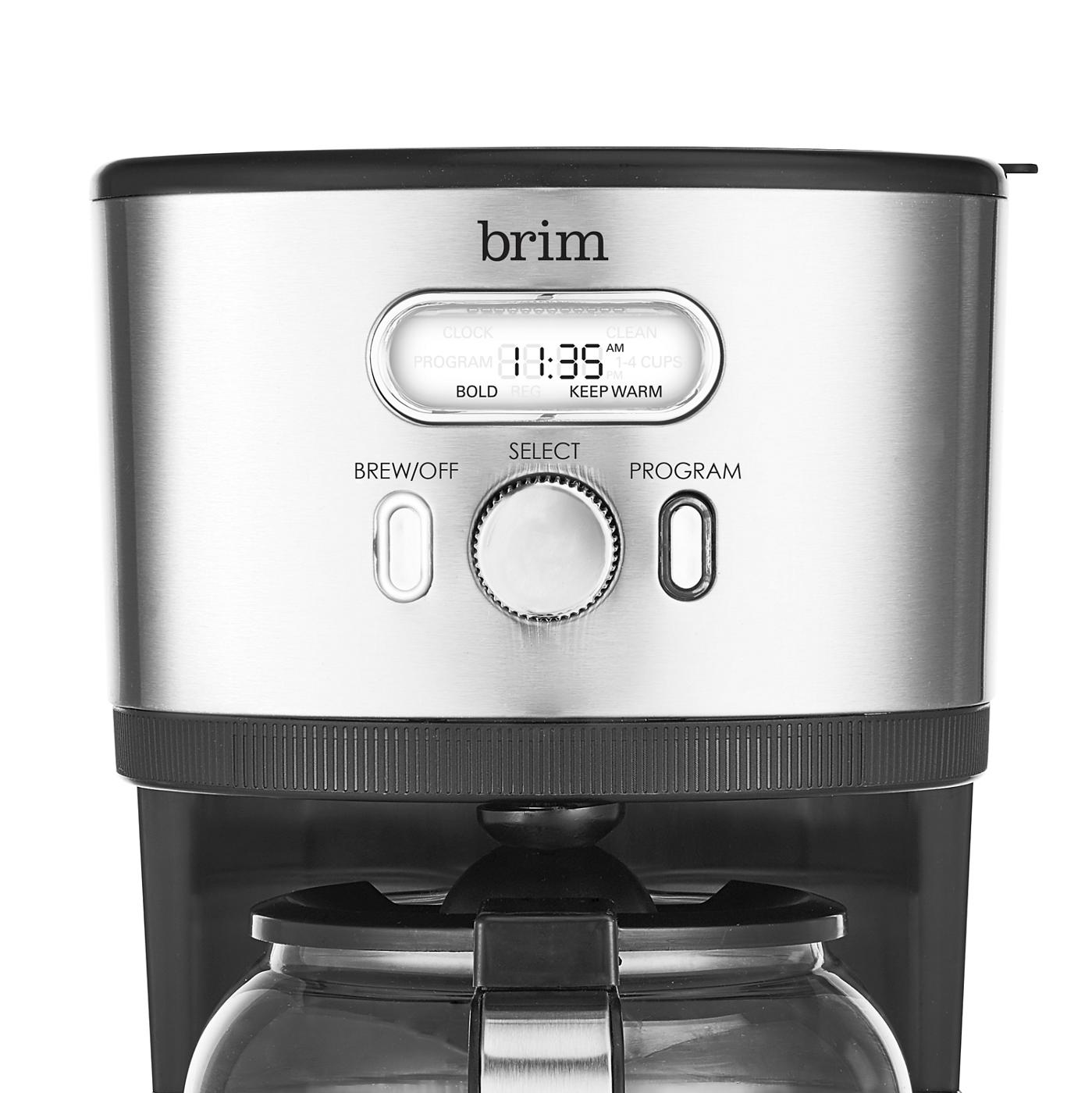 Brim Stainless Steel Programmable Coffee Maker Shop Coffee Makers at