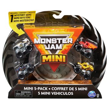Monster Jam Mini Vehicles, 5 pk