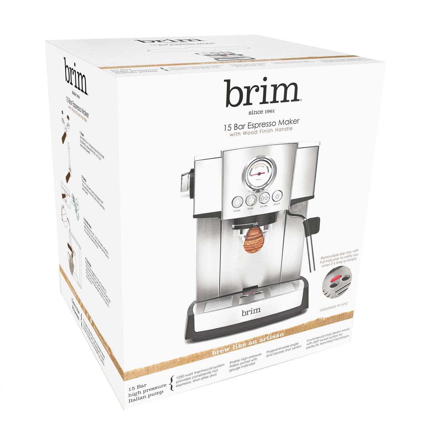 Brim 15 Bar Espresso Maker; image 3 of 8