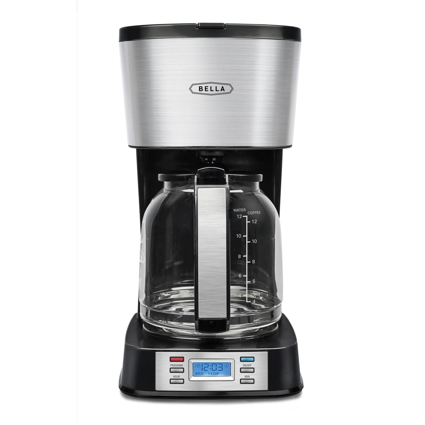 Bella 12 cup 2024 programmable coffee maker