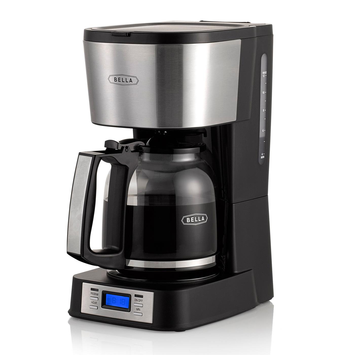 Bella Stainless Steel Programmable Coffee Maker; image 3 of 6