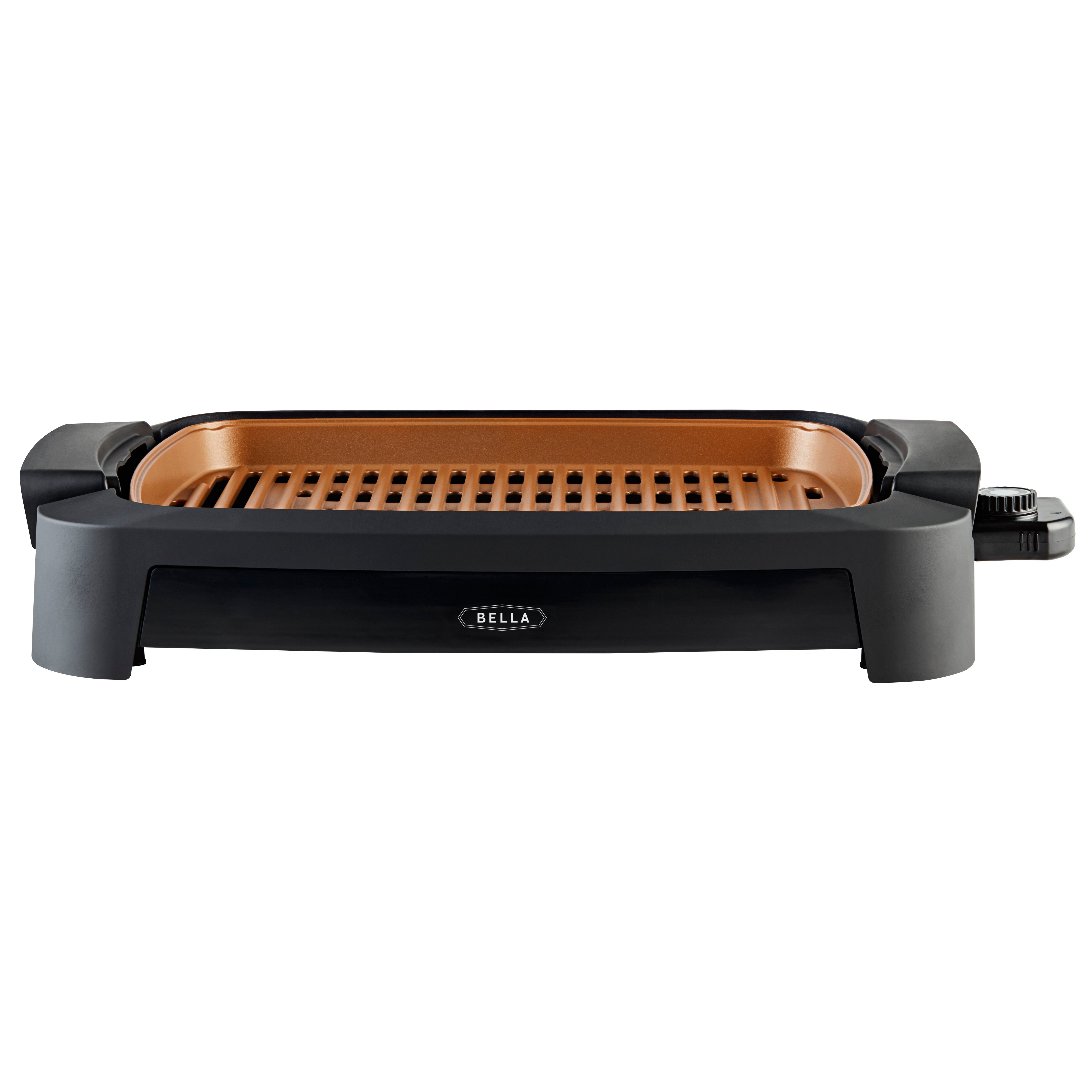 Bella - Pro Series Indoor Smokeless Grill - Stainless Steel 