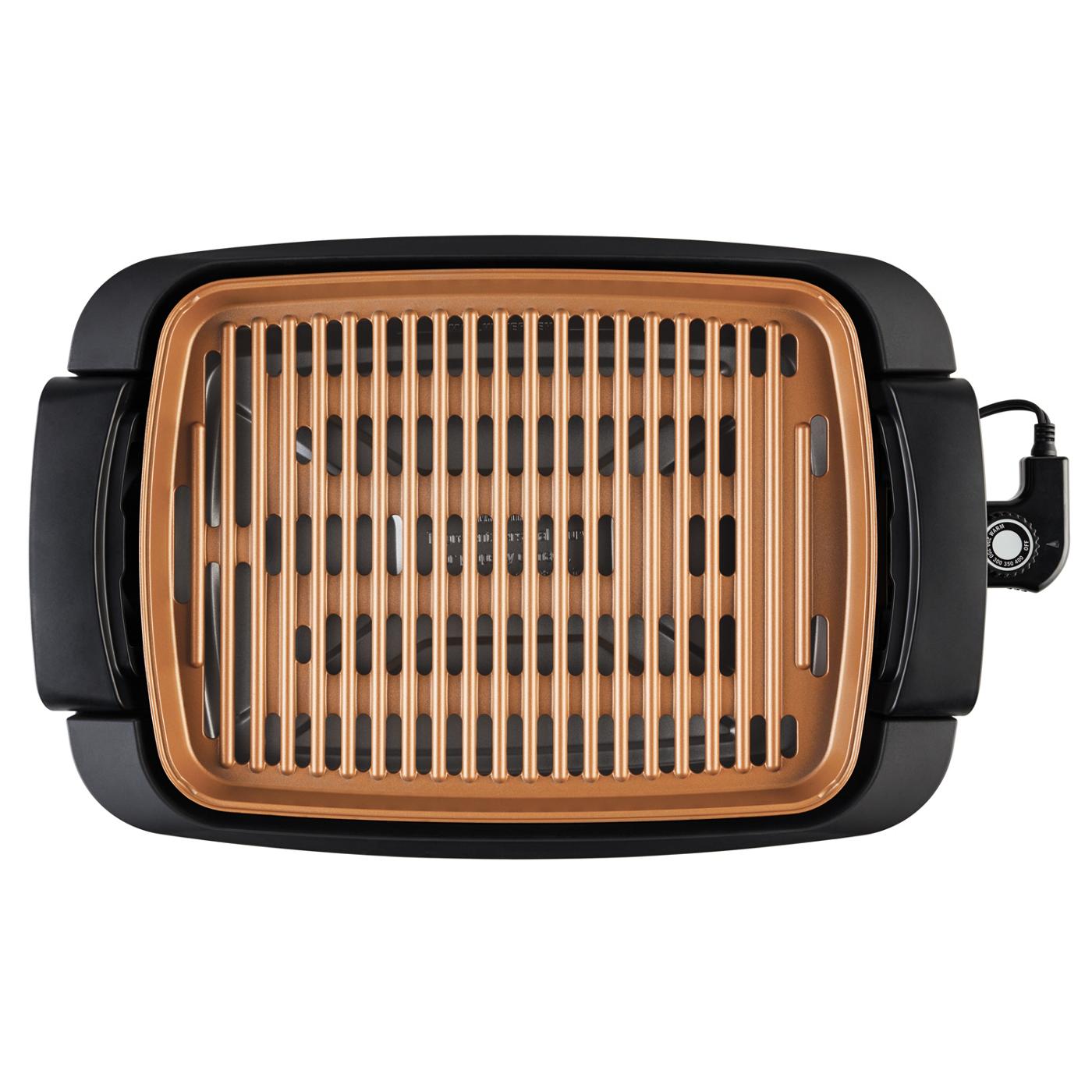 Bella Smokeless NonStick Copper Grill Shop Griddles & presses at HEB