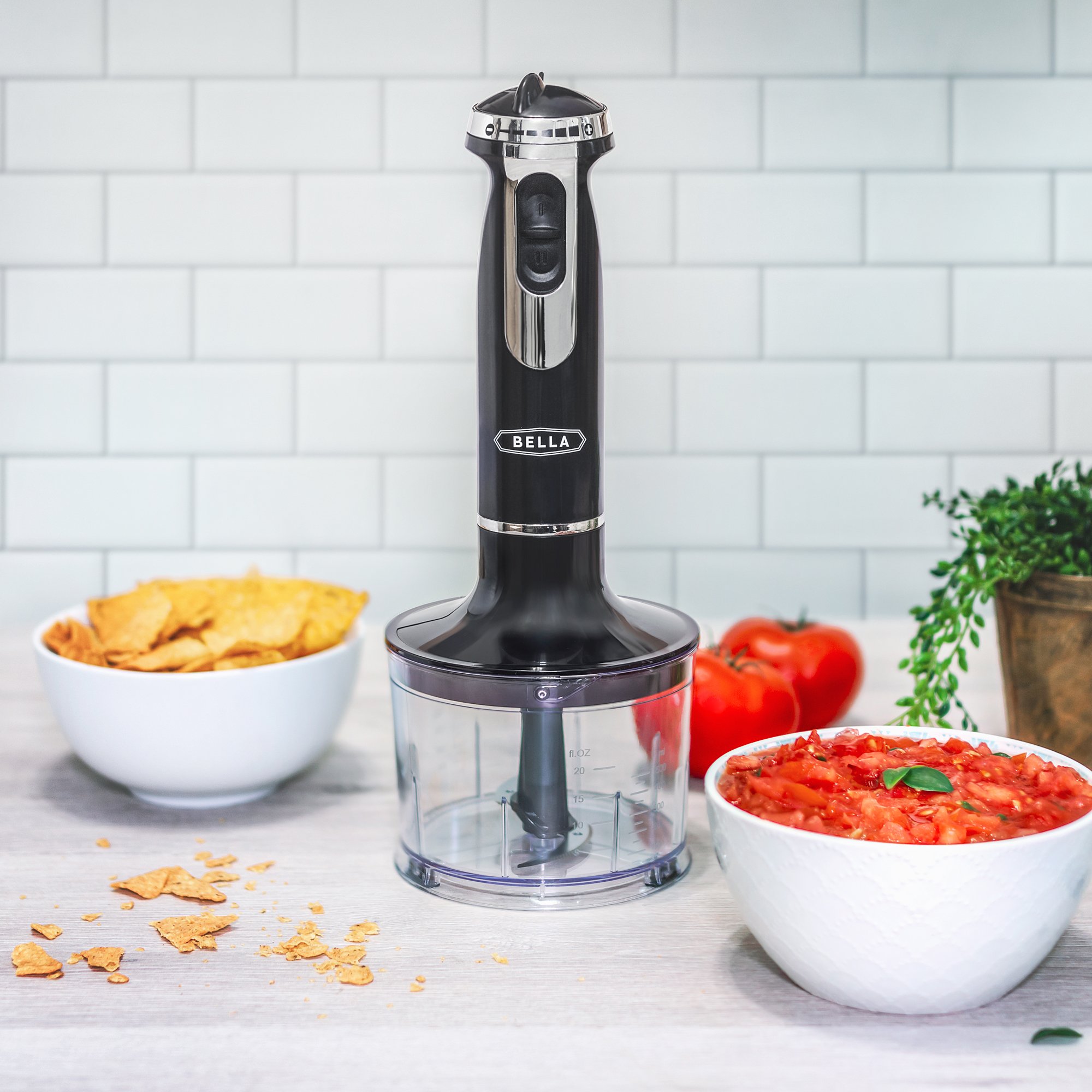 Bella Multi-Use 10-Speed Black Immersion Blender - Shop Blenders & Mixers  at H-E-B