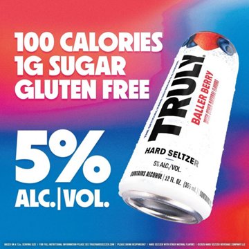 TRULY Hard Seltzer Seasonal 12 pk Cans, 12 oz