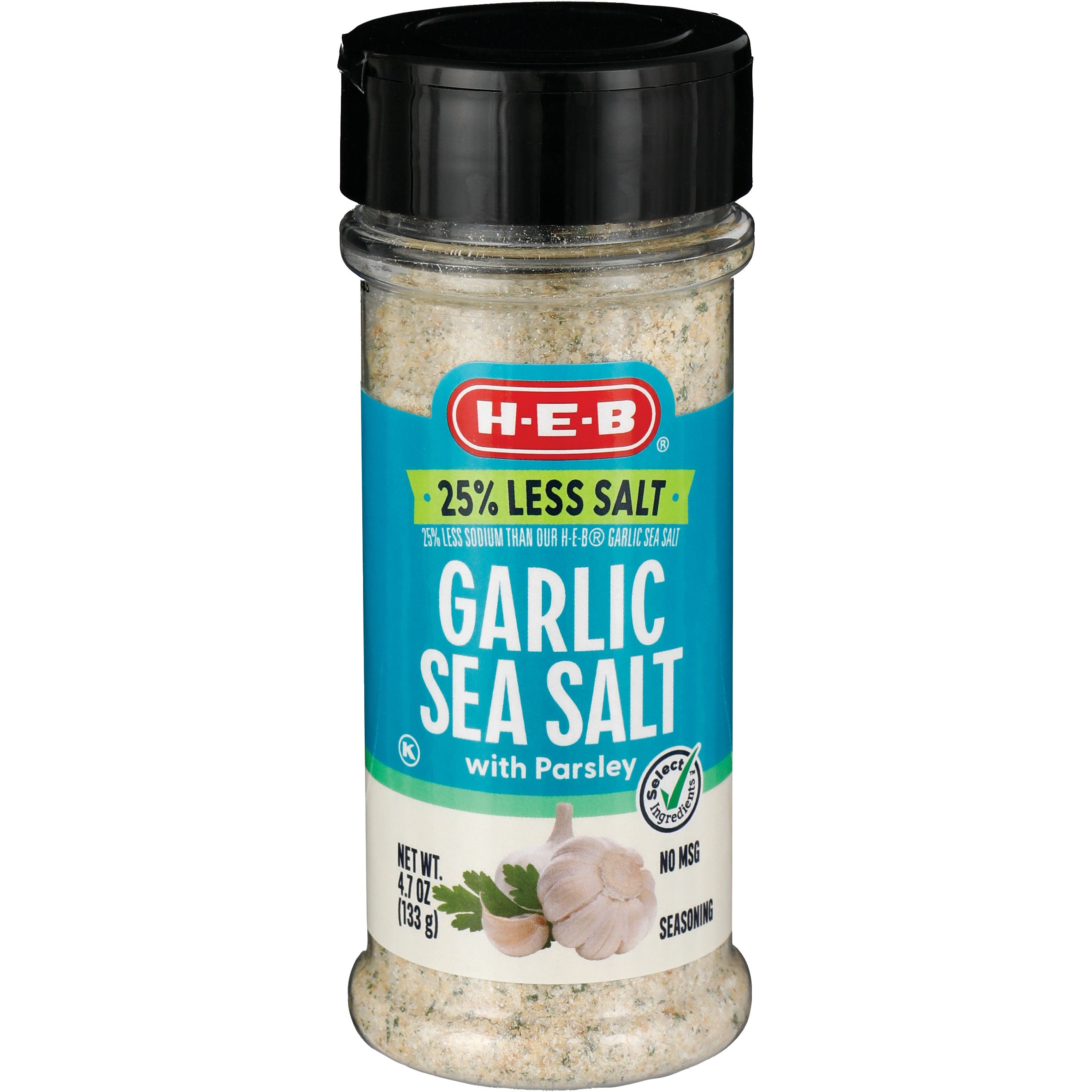 H-E-B Select Ingredients Garlic Salt Parsley Reduced Sodium - Shop ...