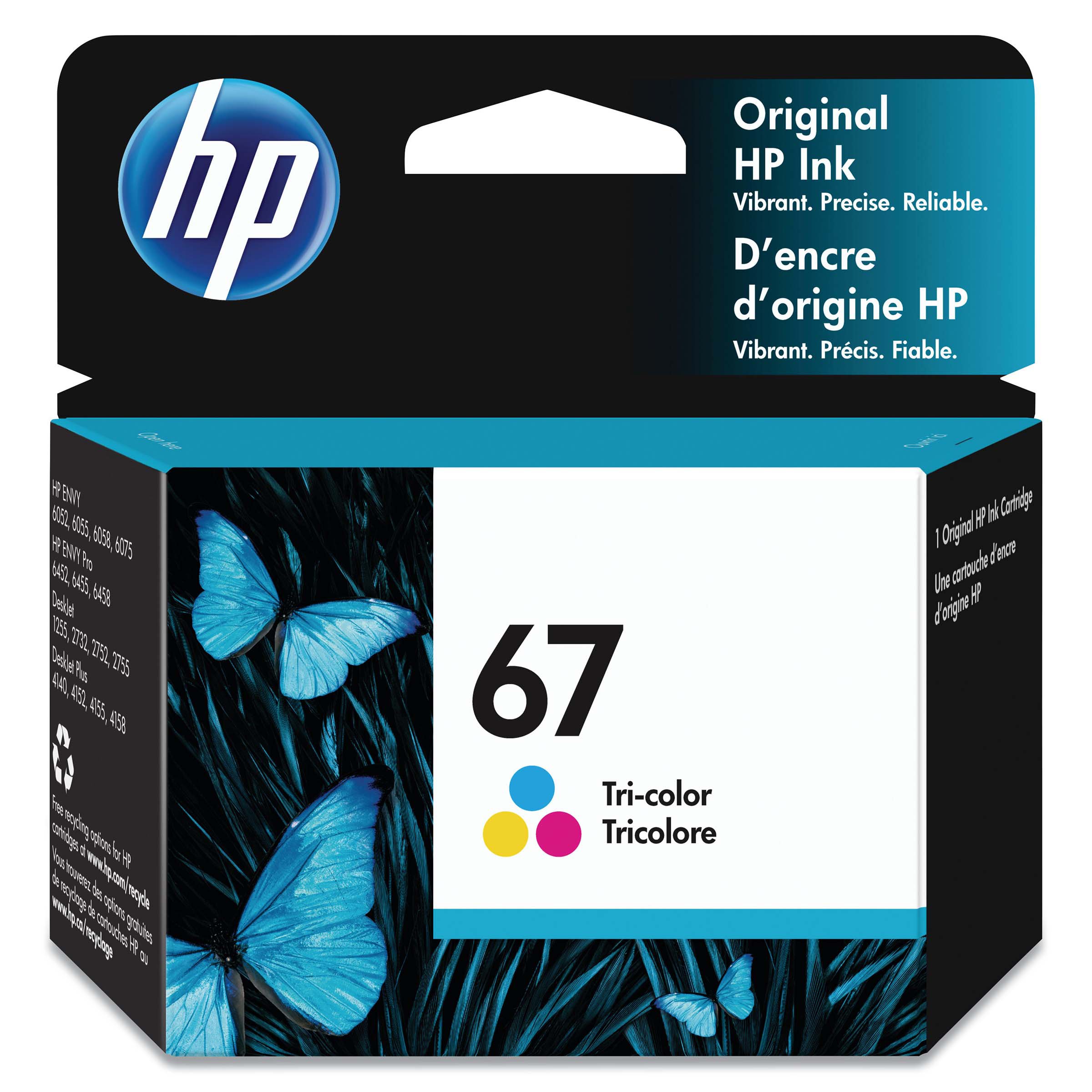 hp 67 Original Ink Cartridge Tricolor Shop Printer ink at HEB