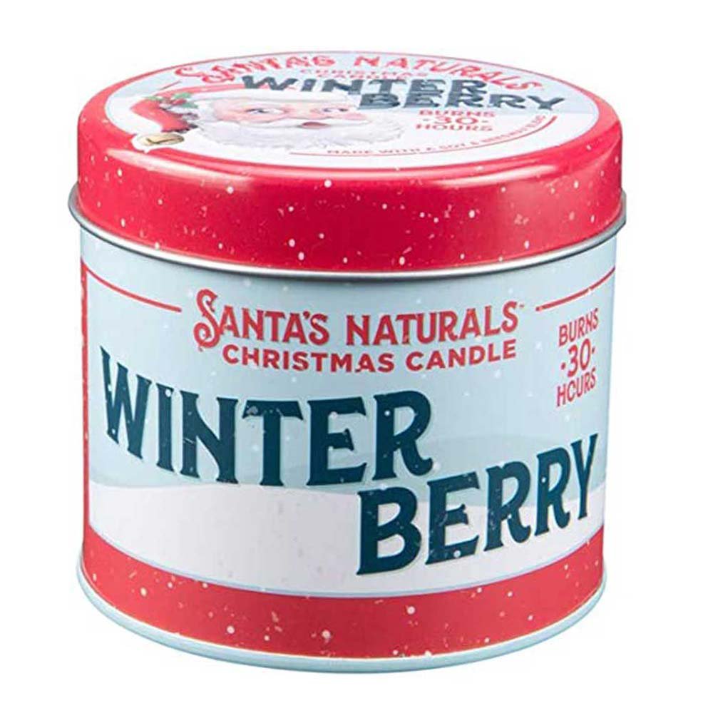 Santa's Naturals Winter Berry Scented Christmas Candle - Shop Candles ...