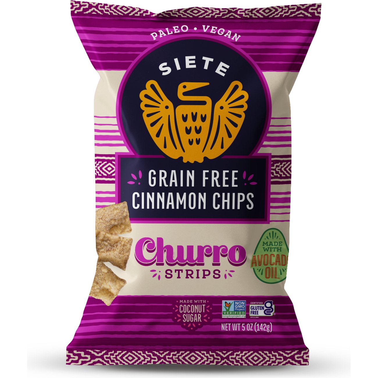 Siete Grain Free Cinnamon Chips Churro Strips Shop Chips at HEB