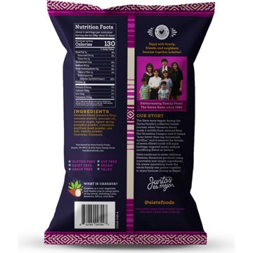 Siete Grain Free Cinnamon Chips Churro Strips, 5 oz