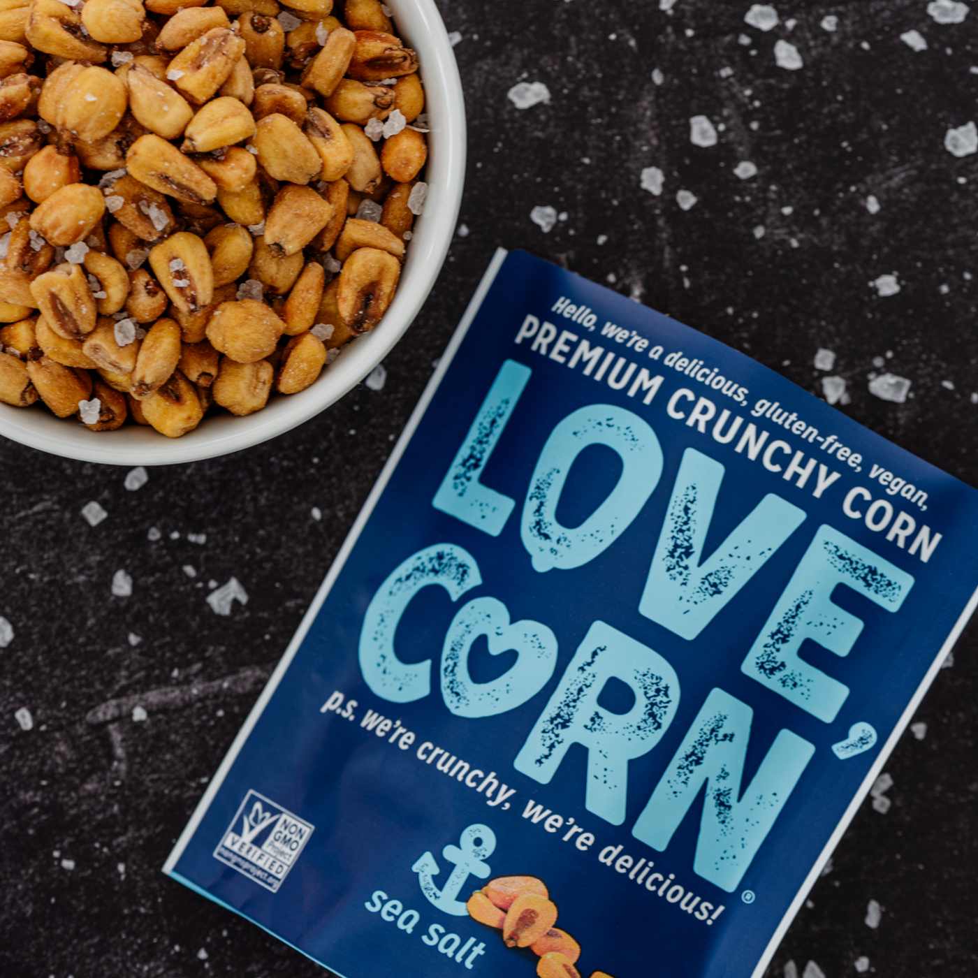 Love Corn Sea Salt Premium Crunchy Corn; image 3 of 7
