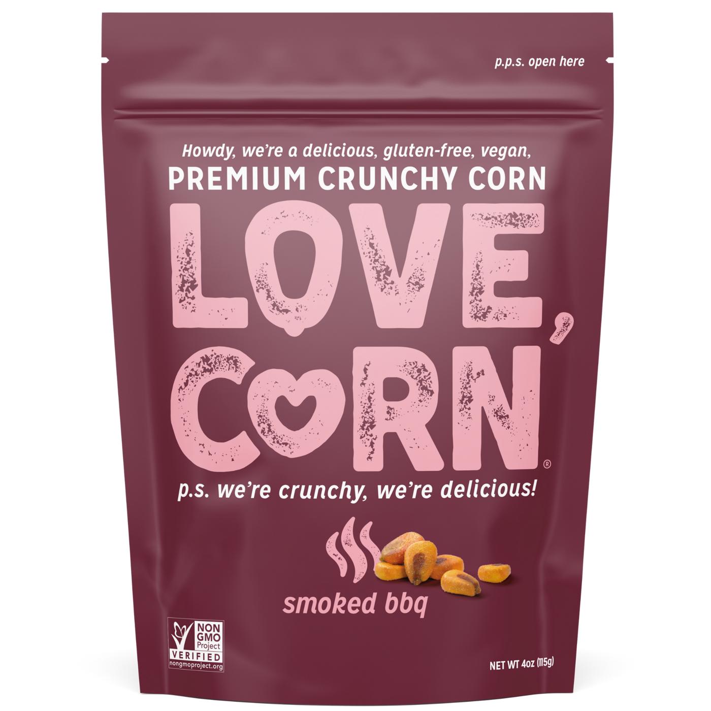 Love Corn Smoked BBQ Premium Crunchy Corn; image 1 of 7