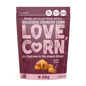 LOVE CORN Crunchy Corn Snack - BBQ