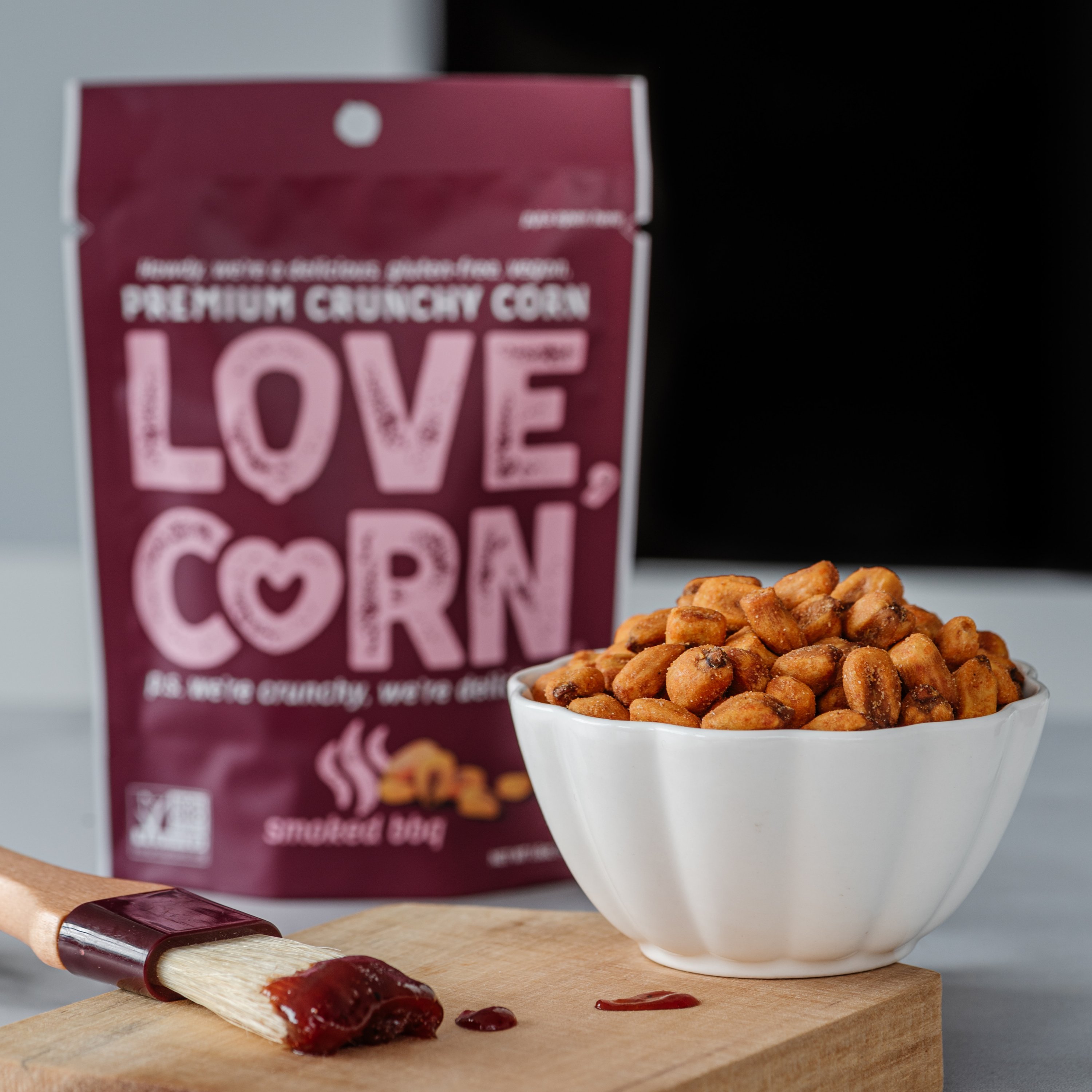 Love Corn Hot & Spicy Premium Crunchy Corn - Shop Nuts & Seeds at