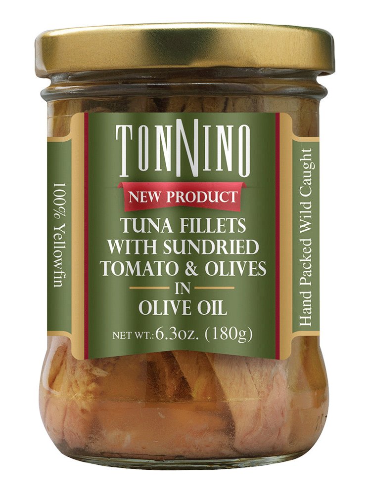 Tonnino Tuna Fillets With Sundried Tomato & Olives In Olive Oil Shop