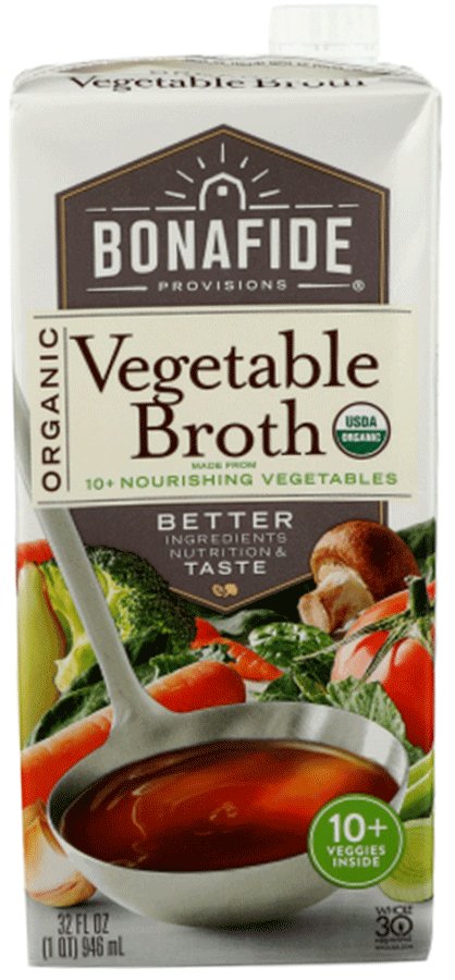 Bonafide Provisions Organic Vegetable Broth - Shop Broth & Bouillon at ...