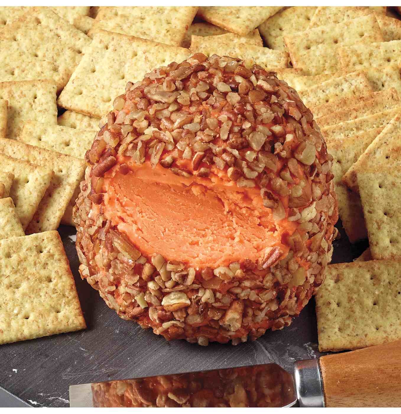 H-E-B Deli Port Wine Cheese Ball – Cheddar Pecan; image 4 of 4