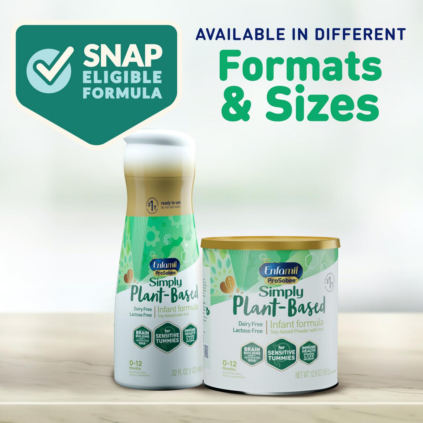 Enfamil ProSobee Simply Plant-Based Ready-to-Feed Infant Formula; image 2 of 7