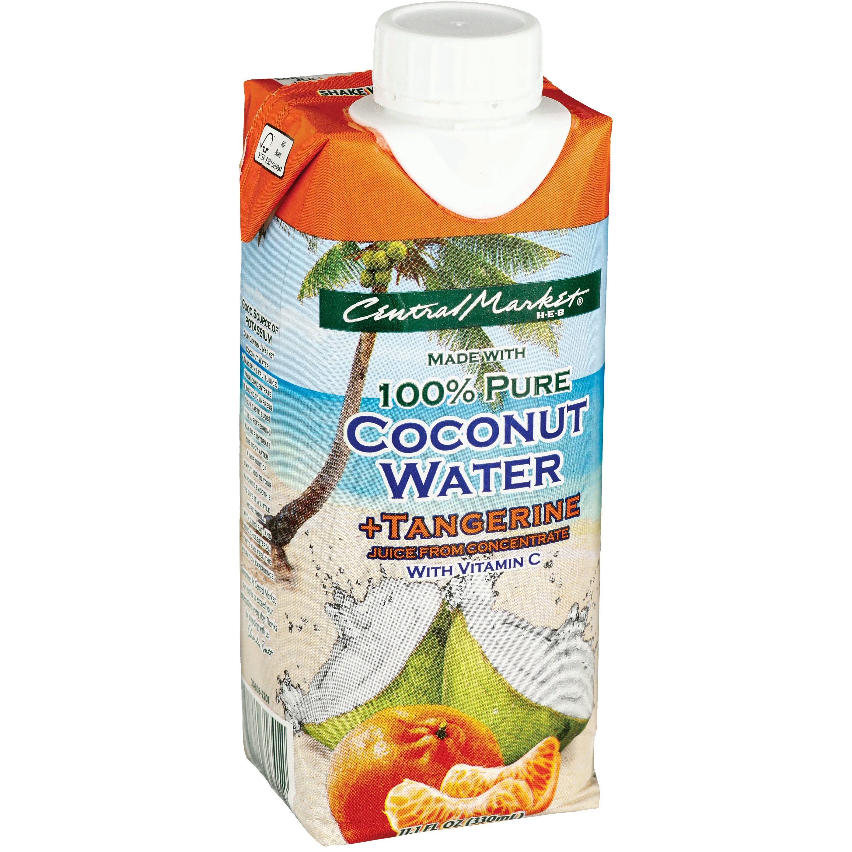 Central Market Tangerine Coconut Water Shop Coconut water at HEB