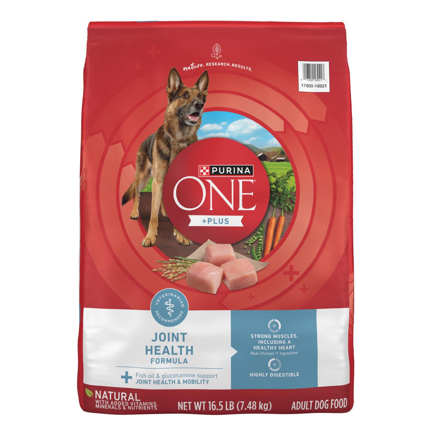 Purina ONE Plus Joint Health Formula Natural With Added Vitamins, Minerals and Nutrients Dry Dog Food; image 1 of 7