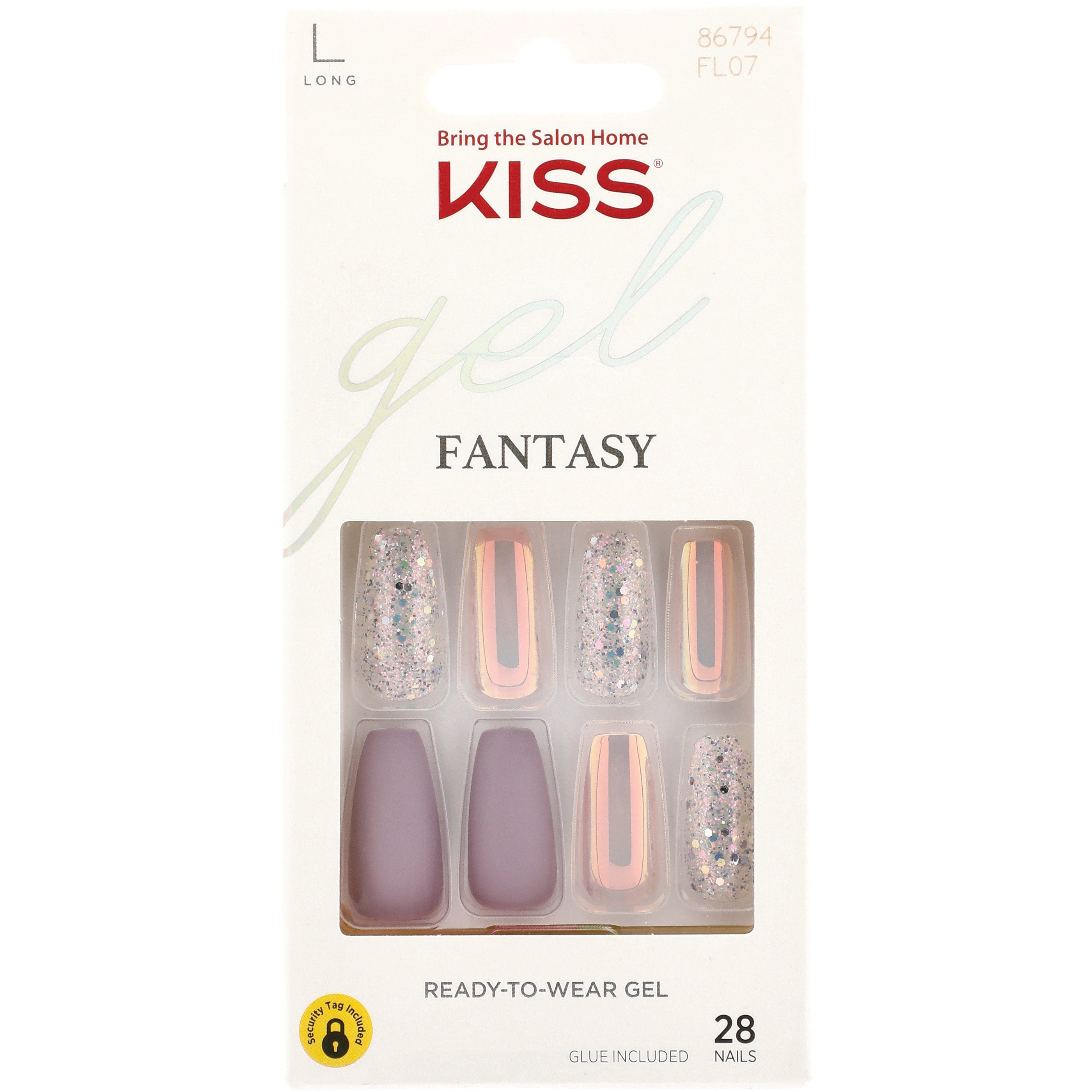 KISS Gel Fantasy Nails - Rainbow Ring - Shop Nail Sets at H-E-B