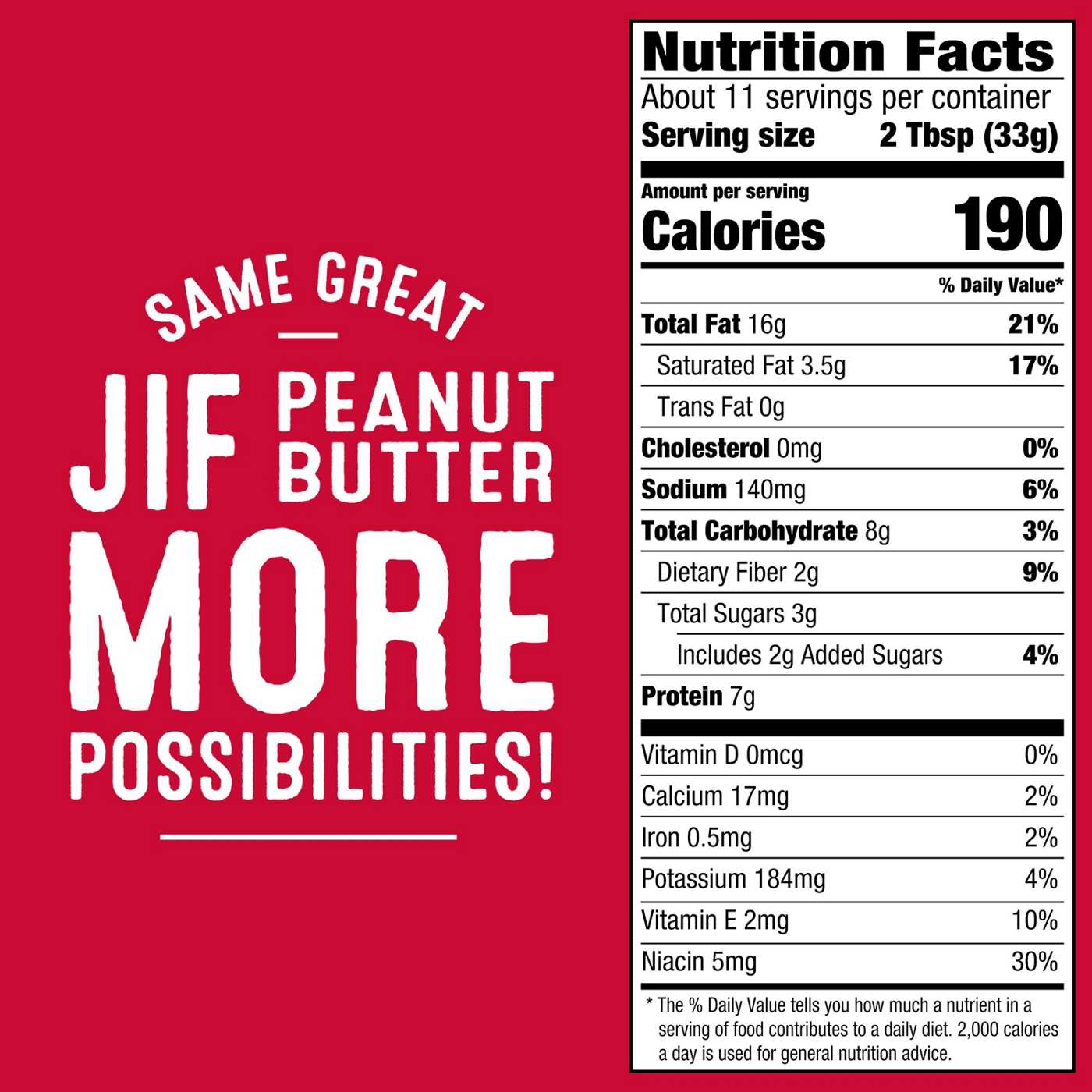Jif Squeeze Creamy Peanut Butter; image 3 of 3