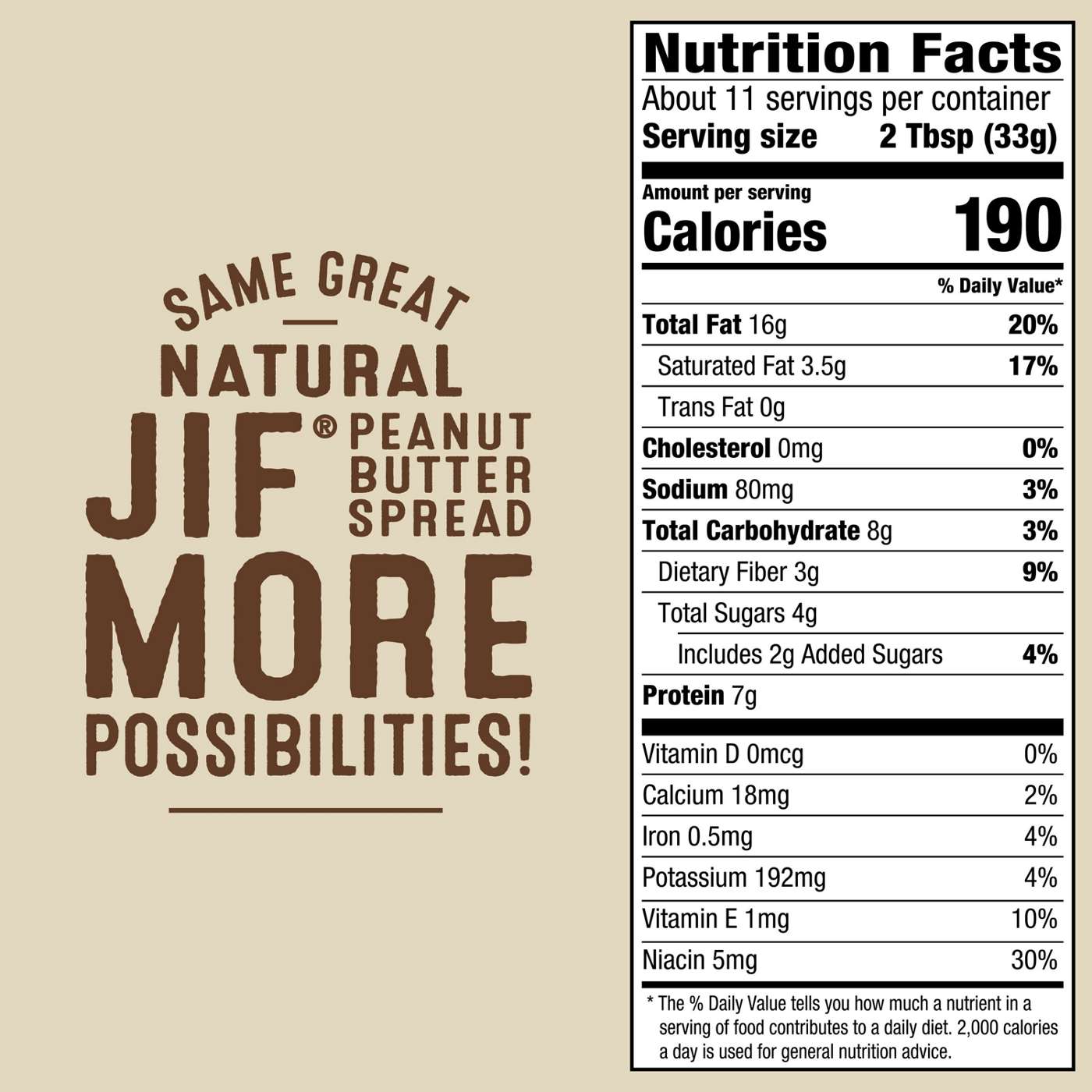 Jif Natural Simply Squeeze Creamy Peanut Butter Spread; image 2 of 4