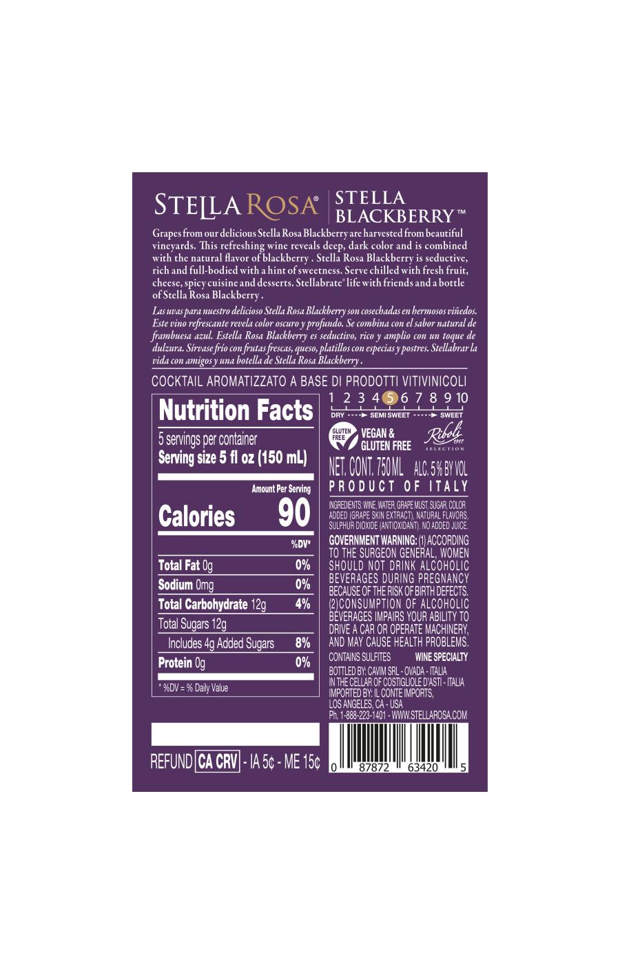 Stella Rosa Blackberry; image 2 of 3