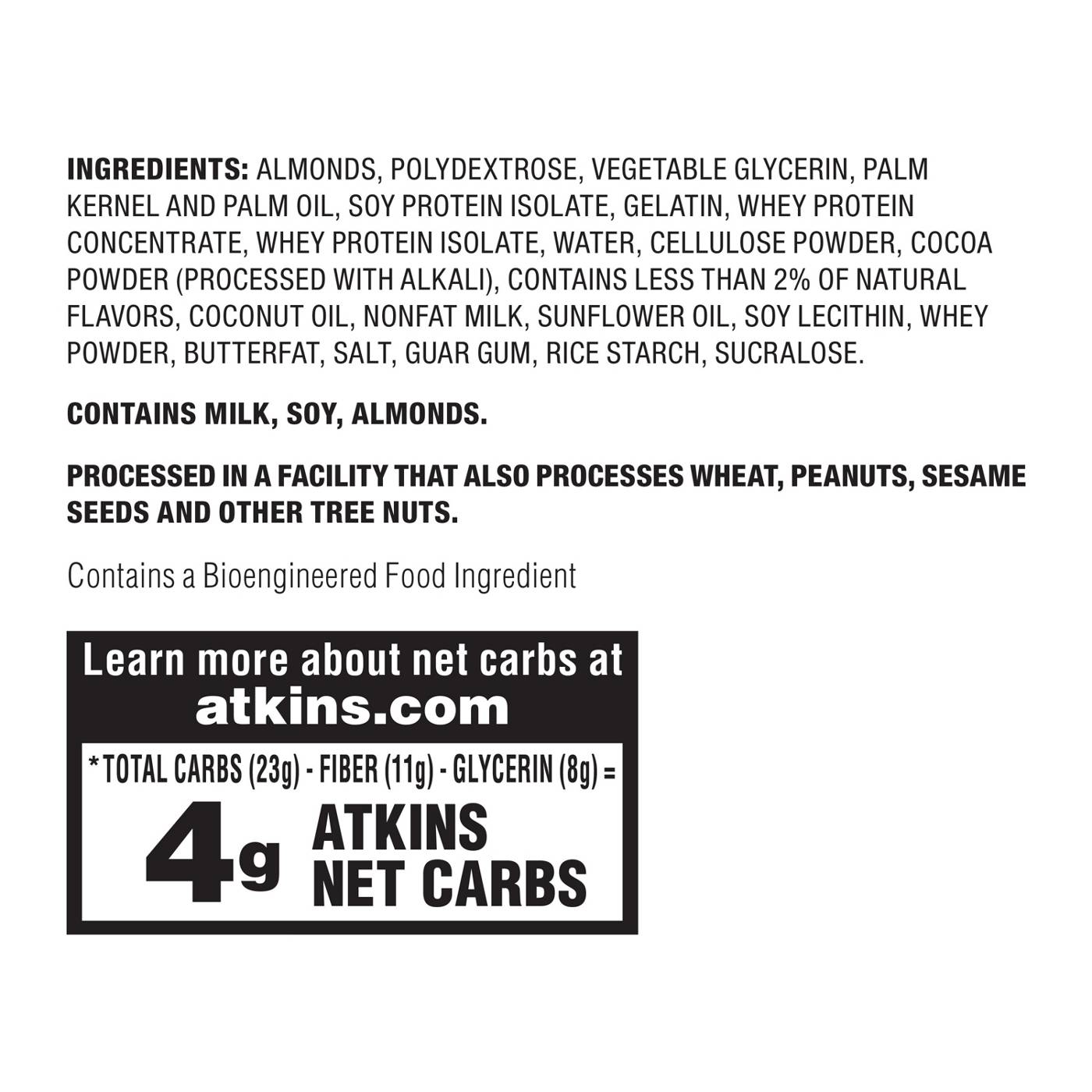 Atkins Chocolate Almond Butter Bars; image 2 of 3