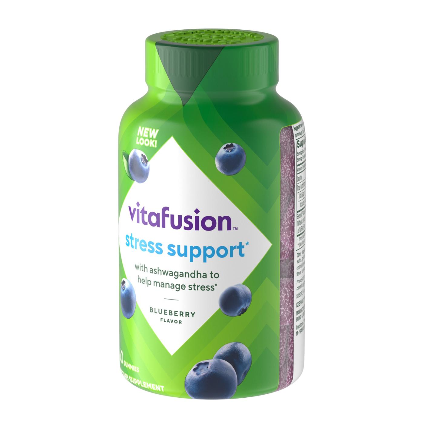 Vitafuson Stress Support Ashwagandha Gummies - Blueberry; image 5 of 6