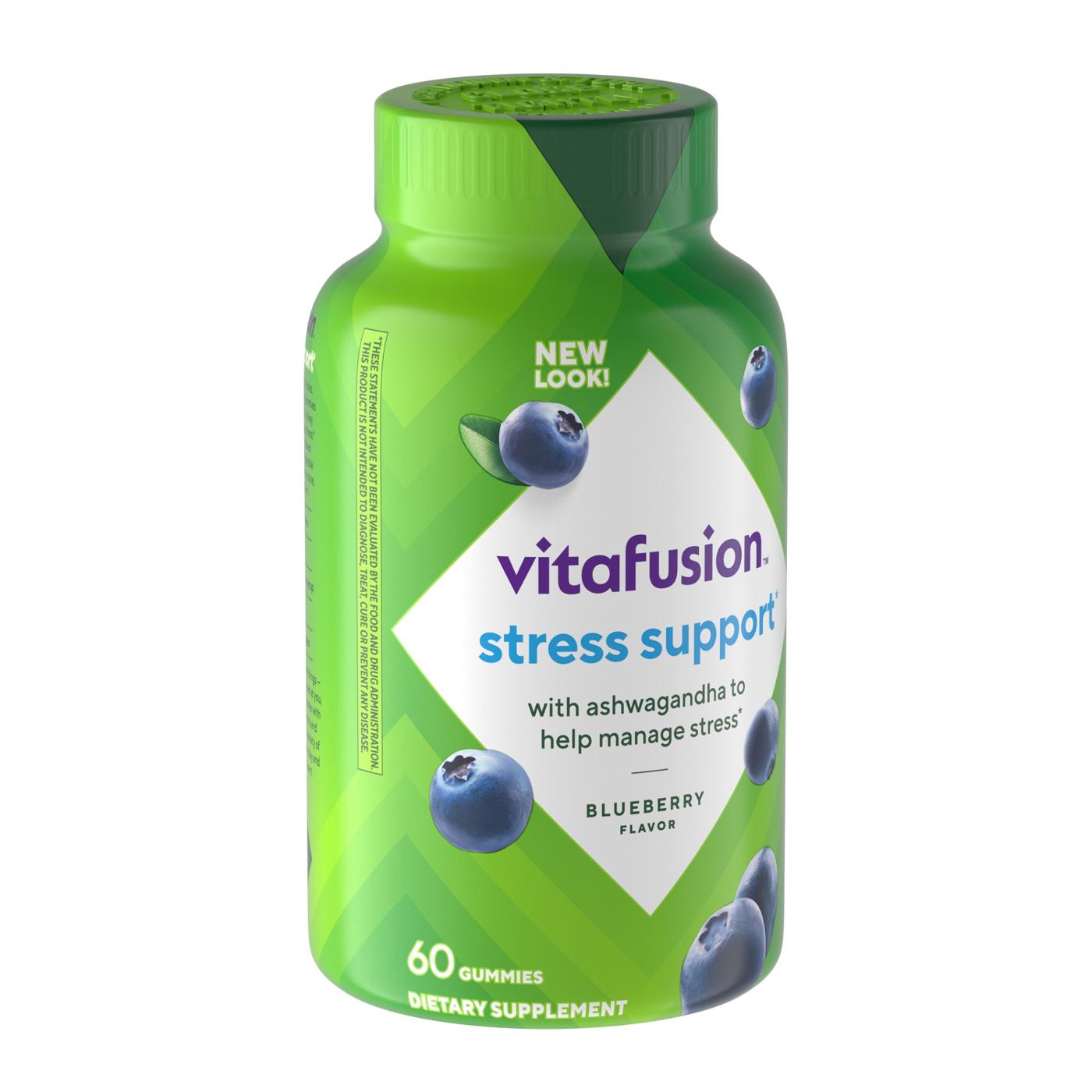 Vitafuson Stress Support Ashwagandha Gummies - Blueberry; image 6 of 6