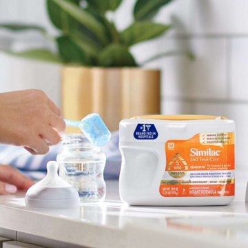 Similac 360 Total Care Sensitive Infant Formula Powder with 5 HMO Prebiotics Tub, 20.1 oz