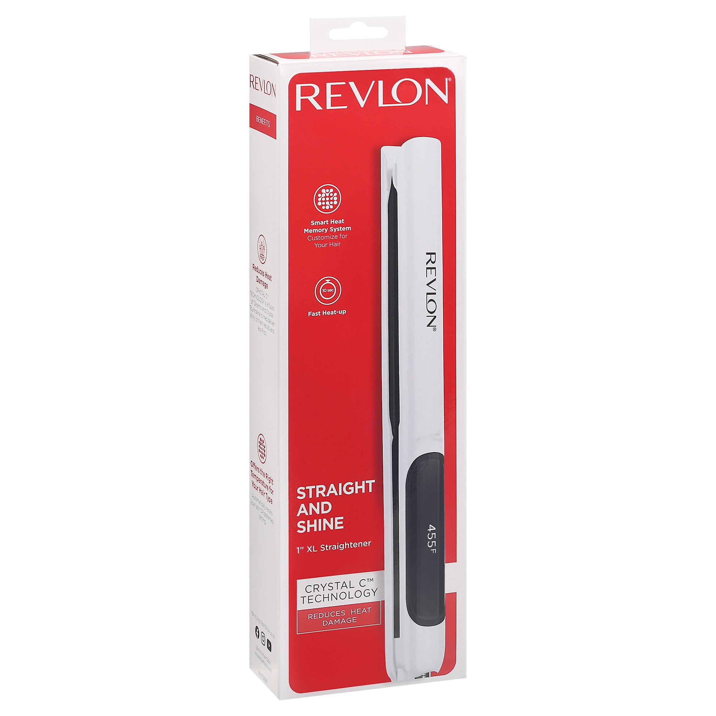 Revlon Straight and Shine 1" XL Straightener Shop Curling & flat irons at HEB