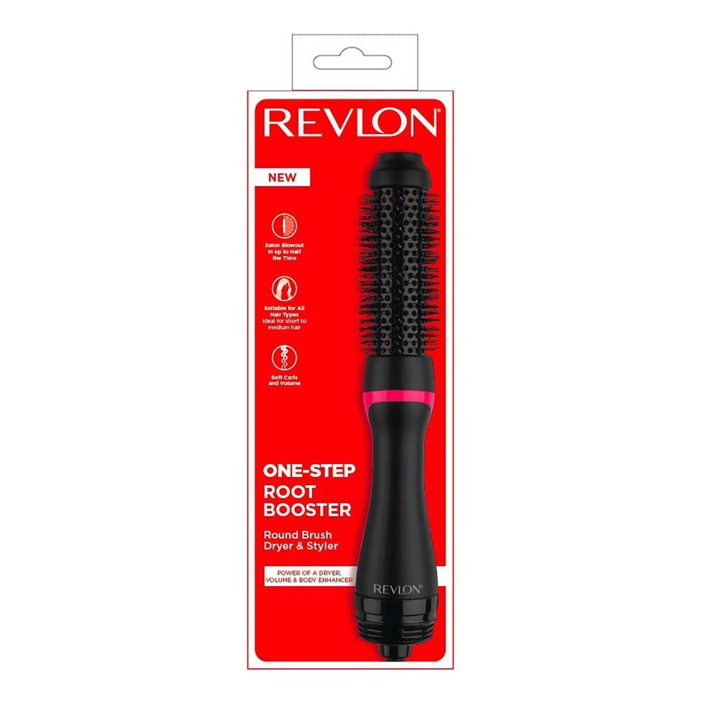 Revlon One Step Root Booster Round Brush Dryer Styler Shop Hair   005844041 1