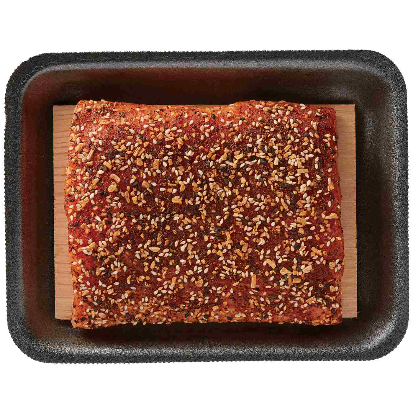 HEB Fish Market Fresh Seasoned Center Cut Atlantic Salmon on Cedar