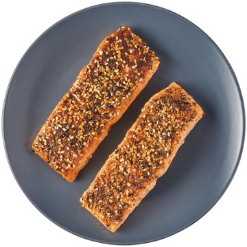 H-E-B Fish Market Fresh Seasoned Center Cut Atlantic Salmon on Cedar Plank - Smoky Jalapeño, Avg. 1.1 lbs