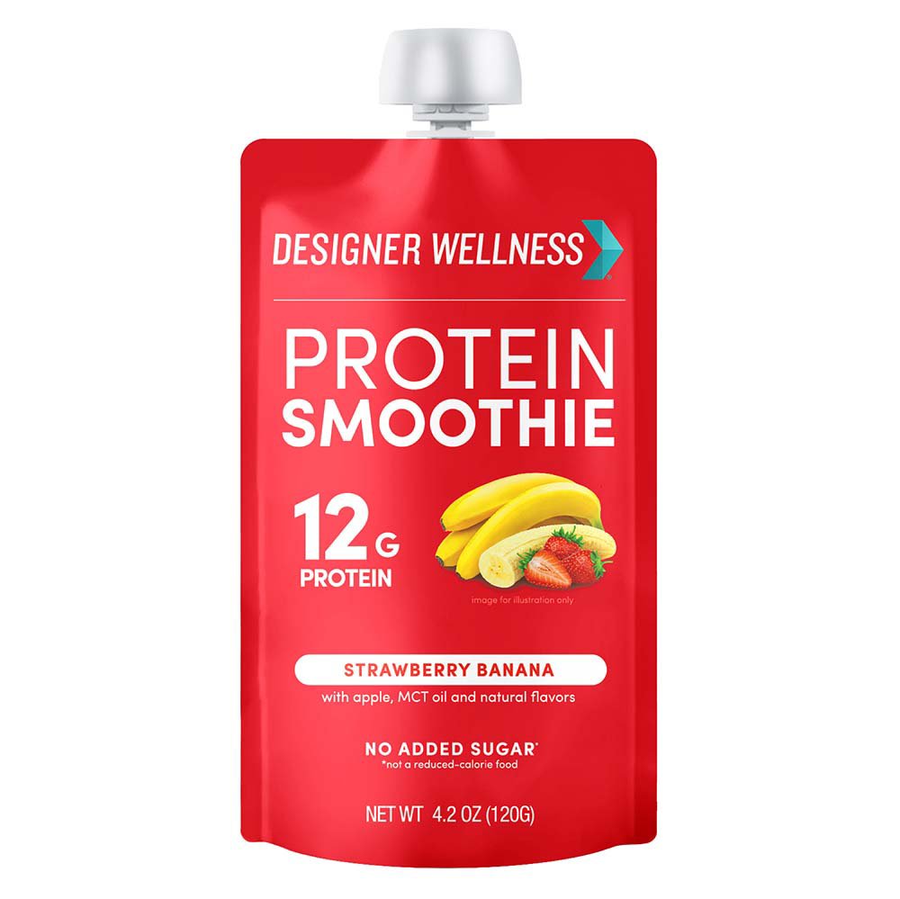 Designer Wellness 12g Protein Smoothie - Strawberry Banana, 4.2 oz