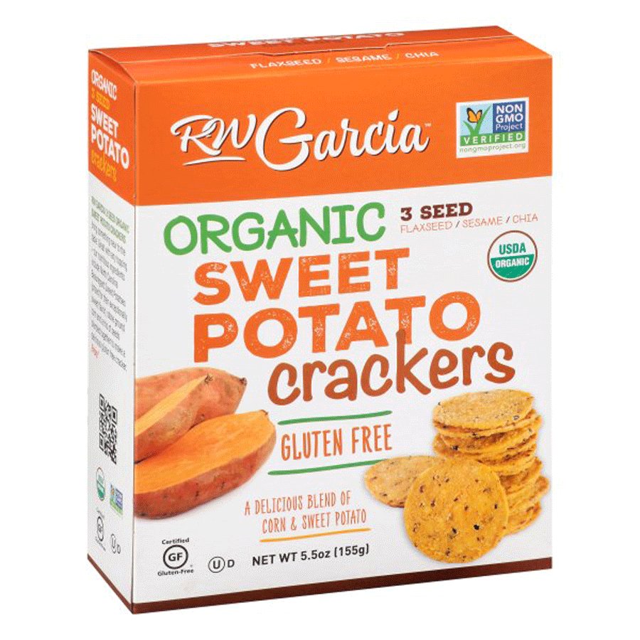 Rw Garcia Organic Sweet Potato Crackers - Shop at H-E-B