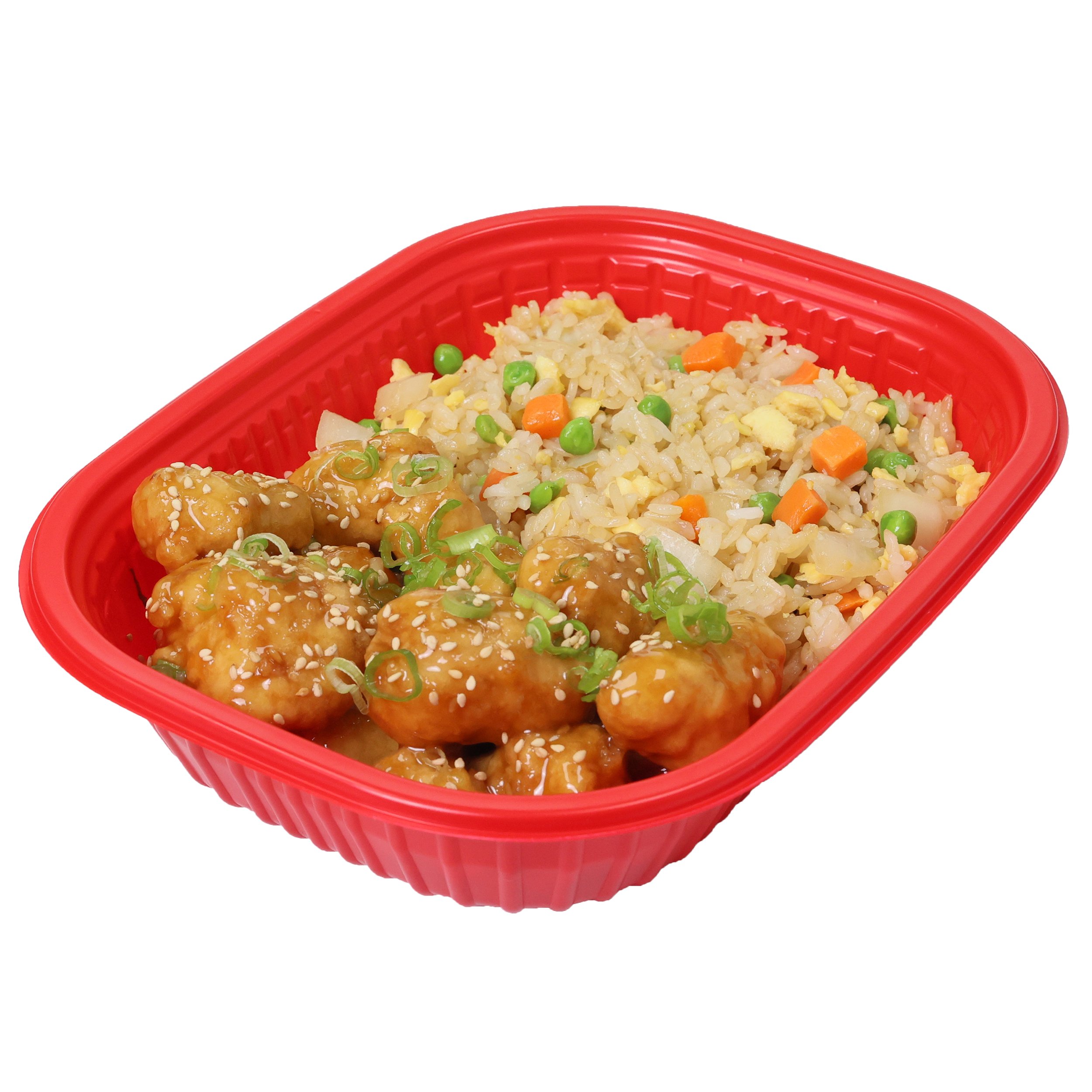 HEB Sushiya Sesame Chicken & Fried Rice Bowl Served Hot Shop
