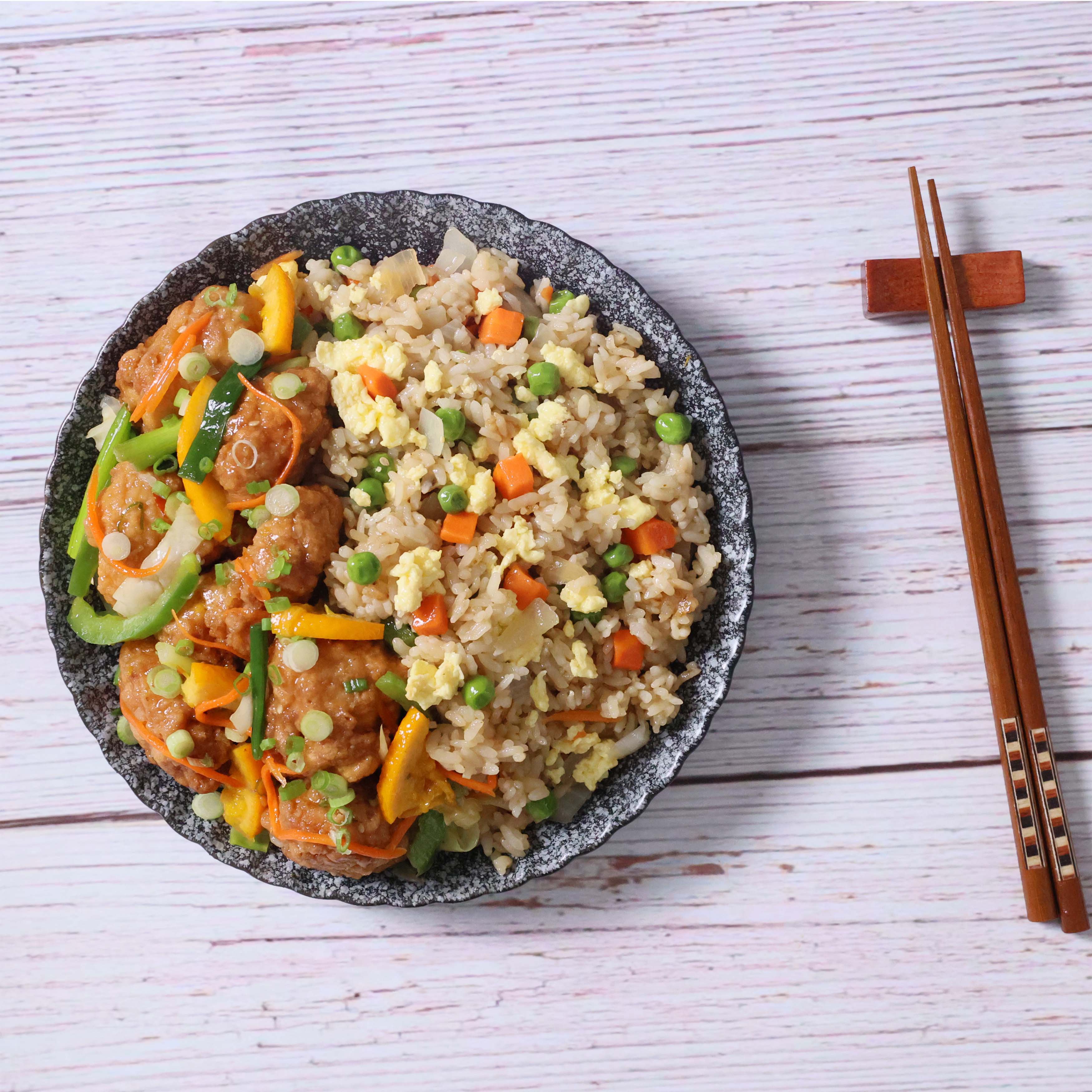 H-E-B Sushiya Orange Chicken & Fried Rice Bowl (Sold Hot) - Shop Sushi ...