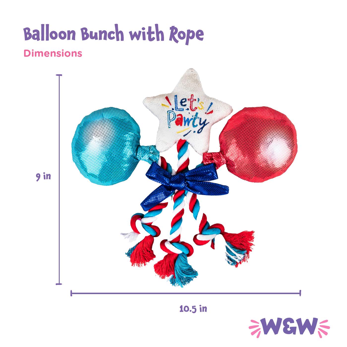 Woof & Whiskers Balloon Punch With Rope; image 4 of 5