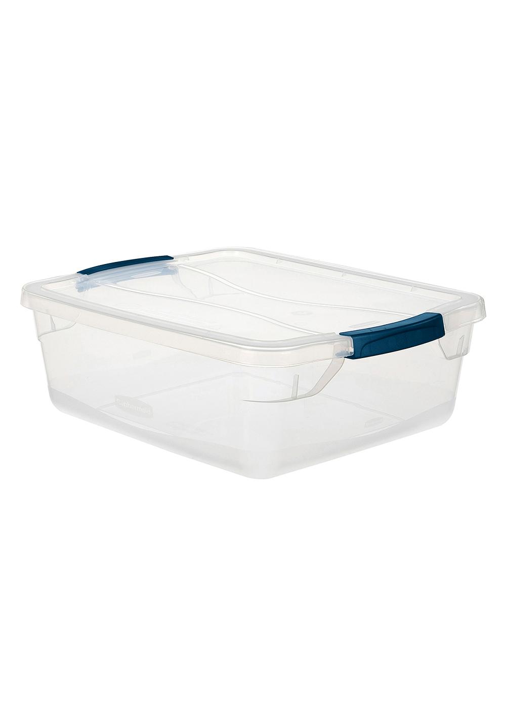 Rubbermaid Cleverstore Clear Latching Tote; image 1 of 3