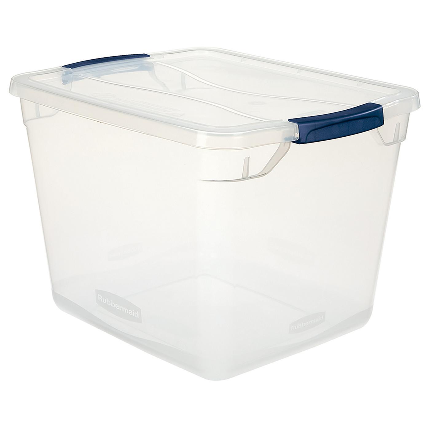 Rubbermaid Cleverstore Clear Latching Storage Box; image 2 of 3