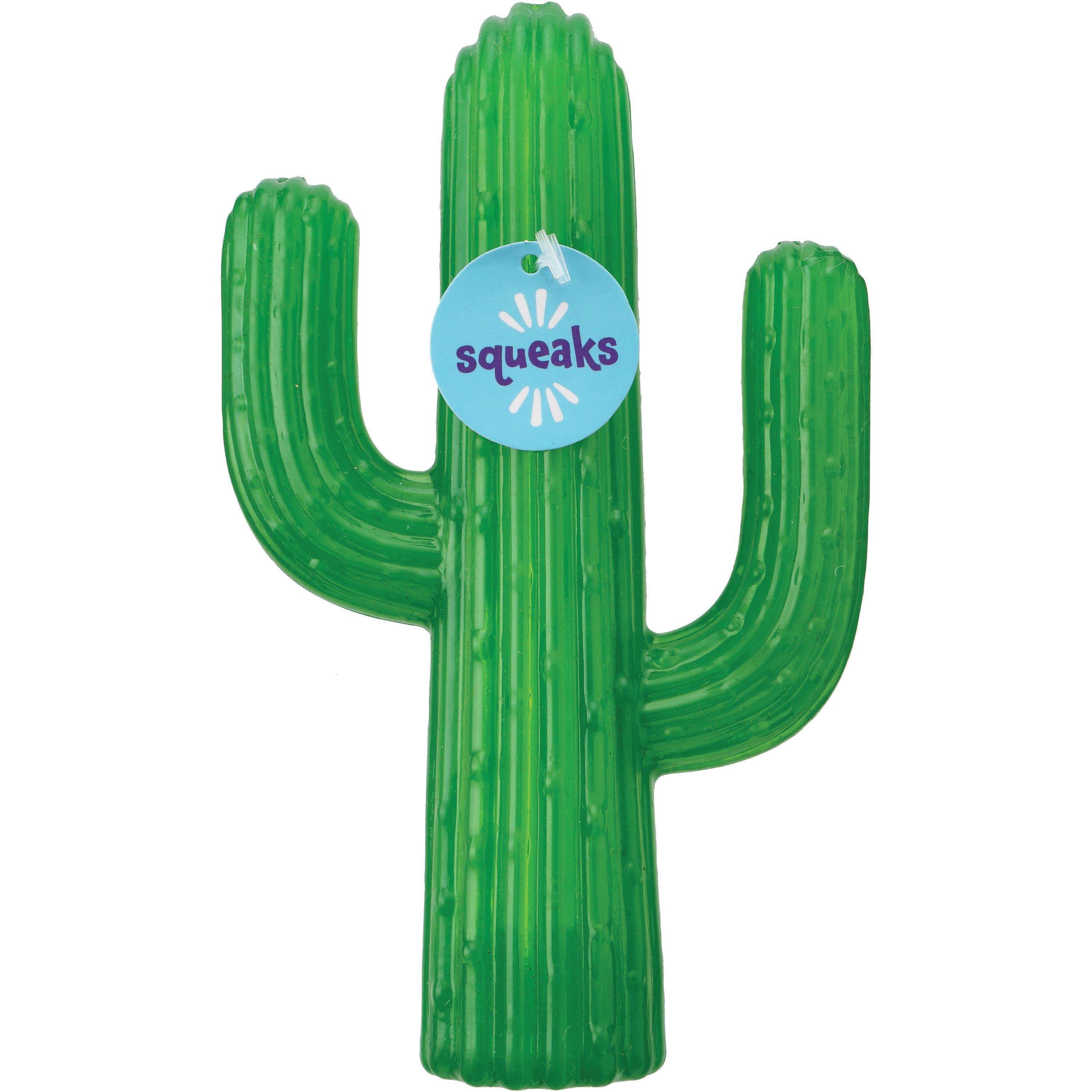 Woof & Whiskers Squeaky Cactus Dog Toy