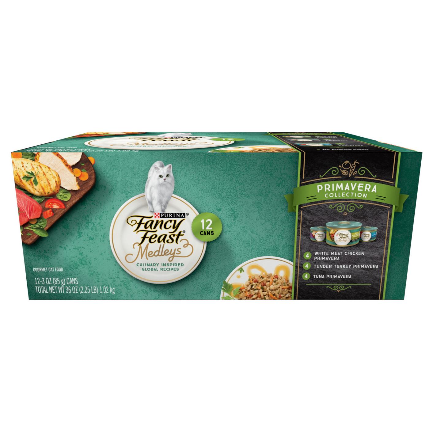 Fancy Feast Purina Fancy Feast Wet Cat Food Variety Pack, Medleys Primavera Collection; image 1 of 6